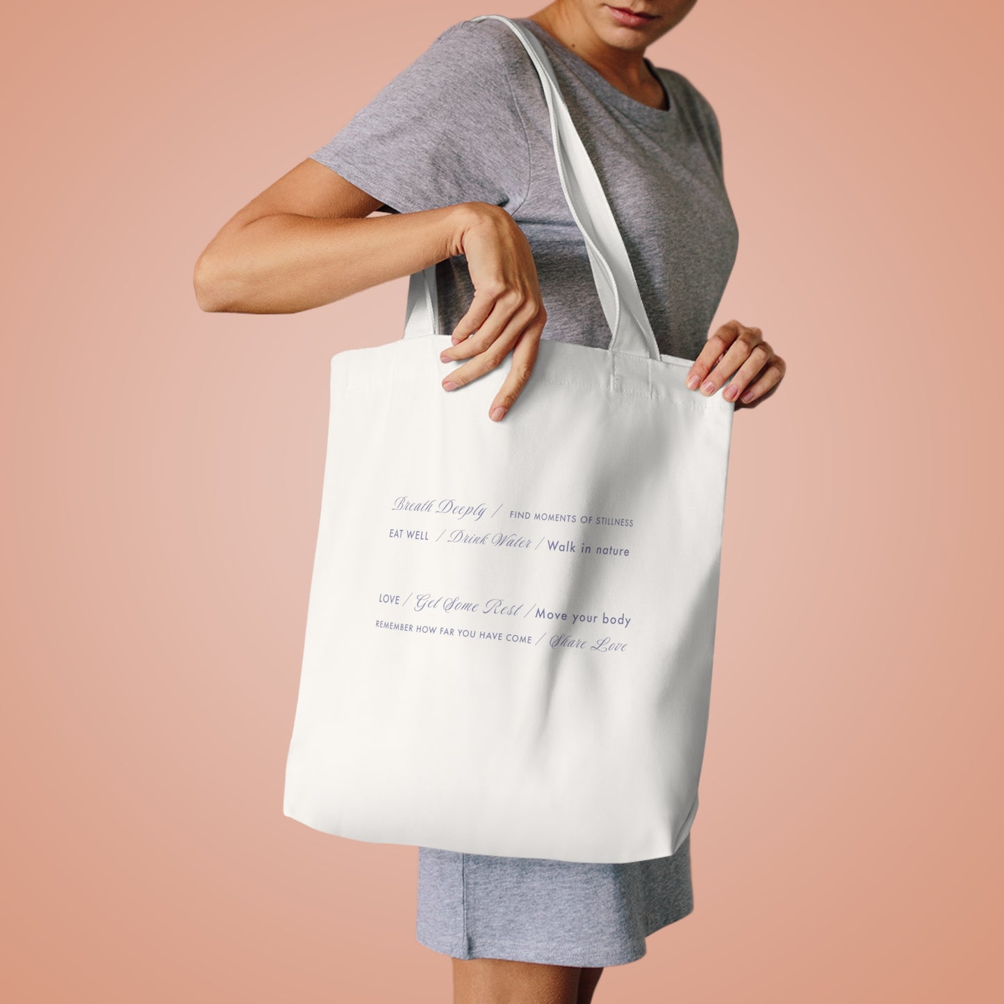 Cotton Tote Bag - Be Mindful